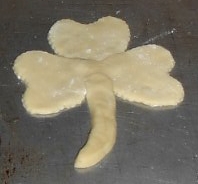 Shamrock St. Patrick's Day Cookies